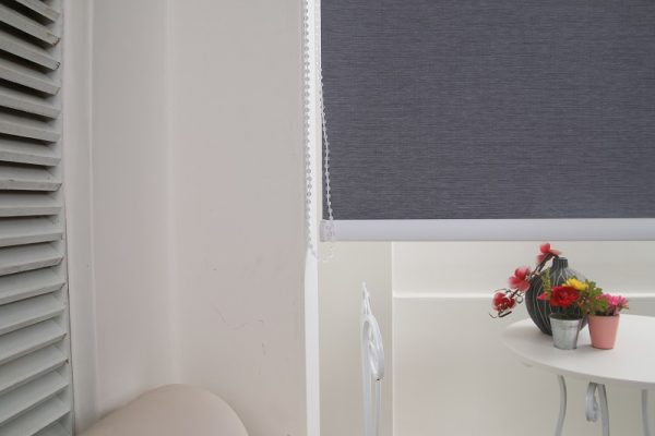 Rèm cuốn màu xám đậm Polar